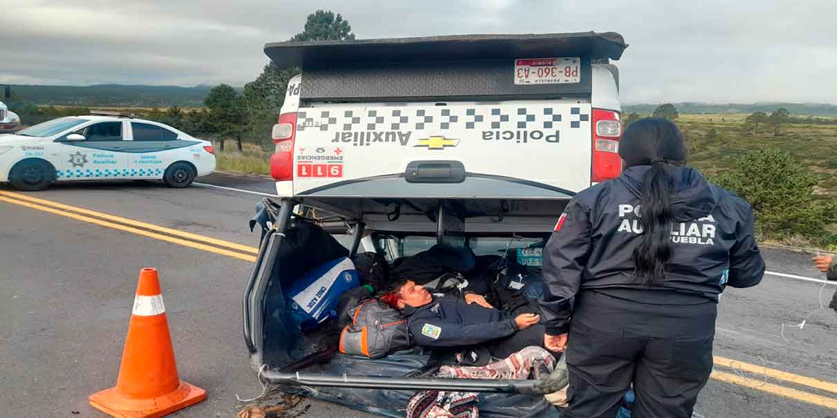 Fotos Volcadura De Patrulla Deja Polic As Lesionados En La Tlaxco