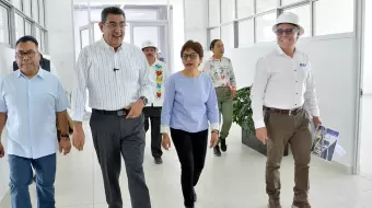 Rectora de la BUAP y el gobernador de Puebla supervisan avance del CU2