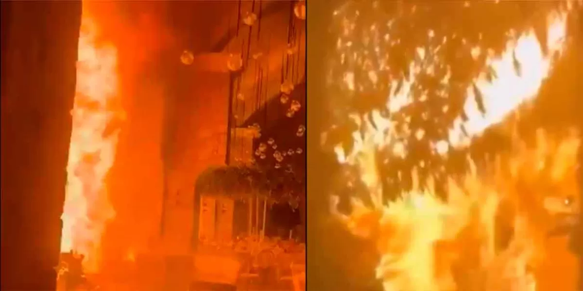 VIDEO. Corto circuito desata incendio que acabó con una boda en San Miguel Allende