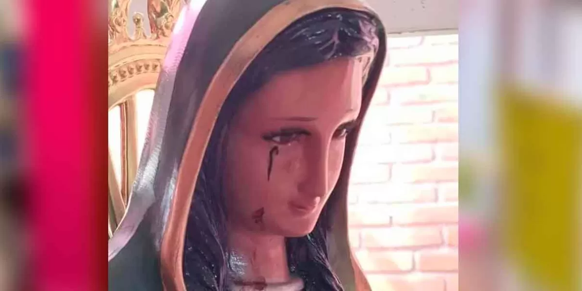 Video ¿Milagro? Virgen de Guadalupe en Morelia llora lágrimas de sangre 