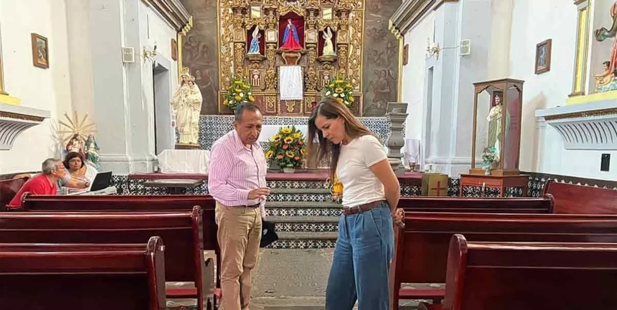 Ayuntamiento de Puebla da mantenimiento en templos de la Merced, San Sebastián de Aparicio y Santa Bárbara