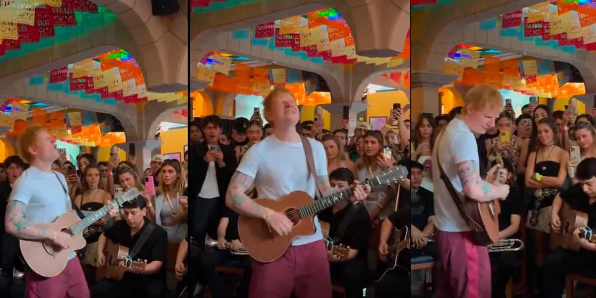 Ed Sheeran sorprende con íntimo concierto en el Salón Tenampa de Garibaldi
