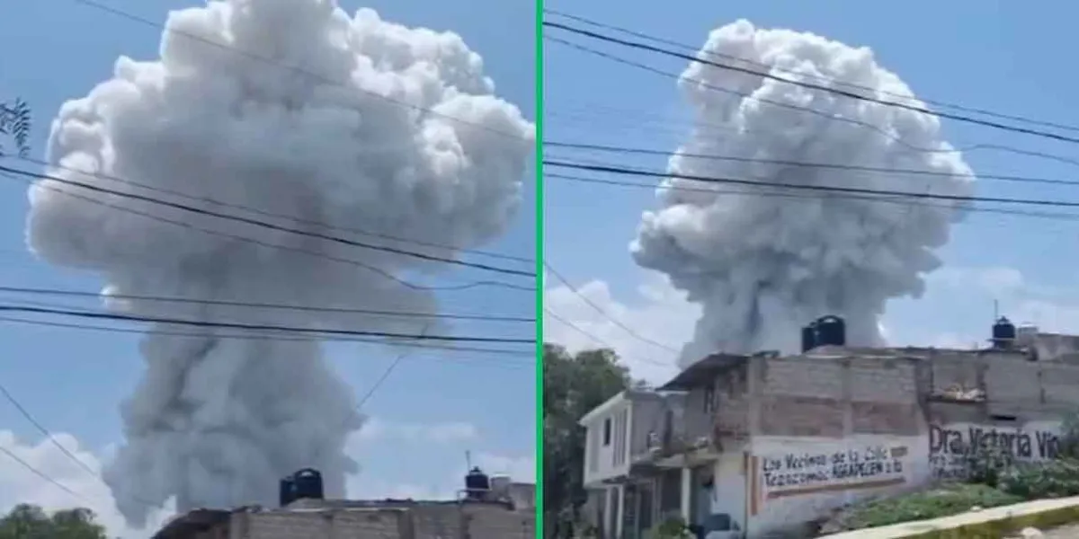 Explosión en taller de pirotecnia en Tultepec deja un muerto y nueve heridos