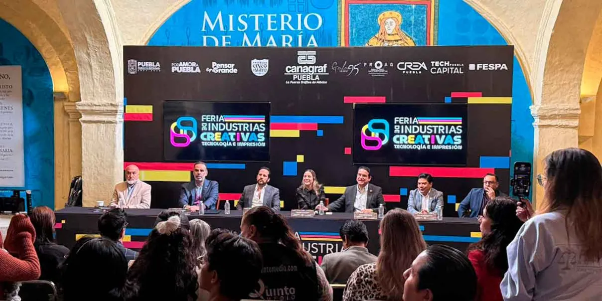 Puebla será sede de la Feria de Industrias Creativas, Tecnología e Impresión 2025