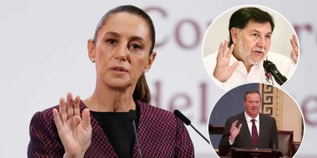 Noroña se lanza contra EU por remesas y Sheinbaum lo pone quieto