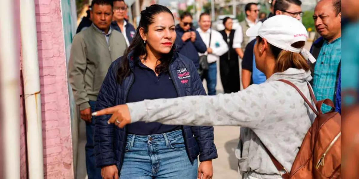 Atiende Lupita Cuautle a familias afectadas por las lluvias