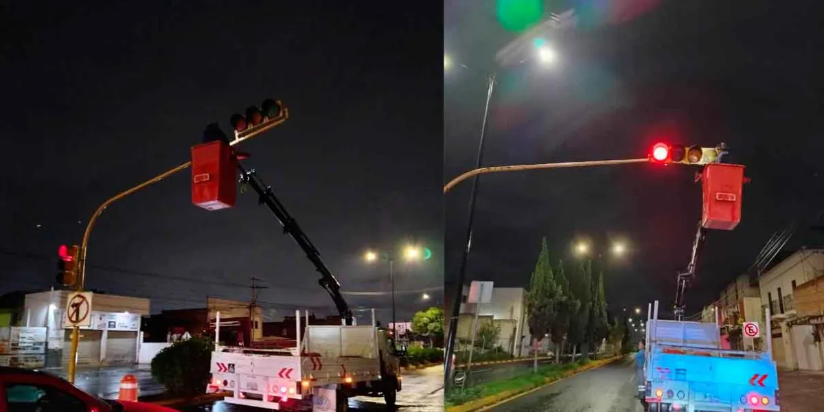 Avanza la modernización de semáforos en San Pedro Cholula: compromiso cumplido de la presidenta Tonantzin Fernández