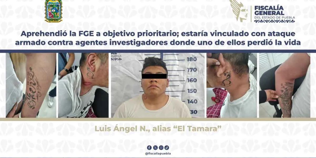 Cae "El Tamara”, objetivo prioritario en el Triángulo Rojo de Puebla