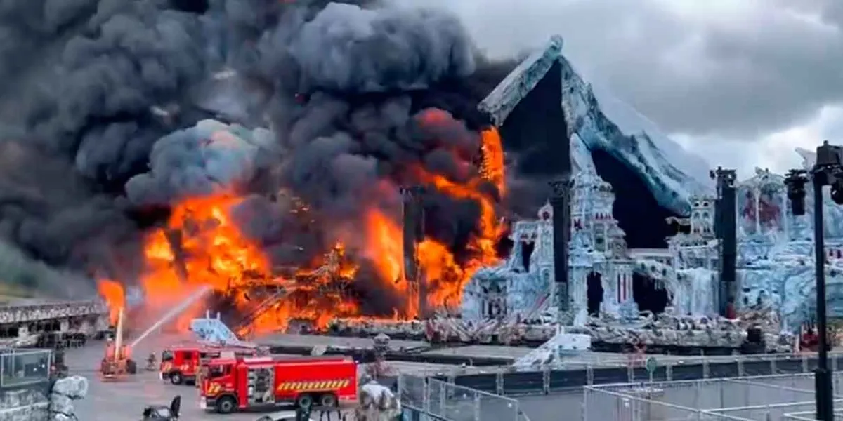 Incendio devasta escenario principal de Tomorrowland 2025
