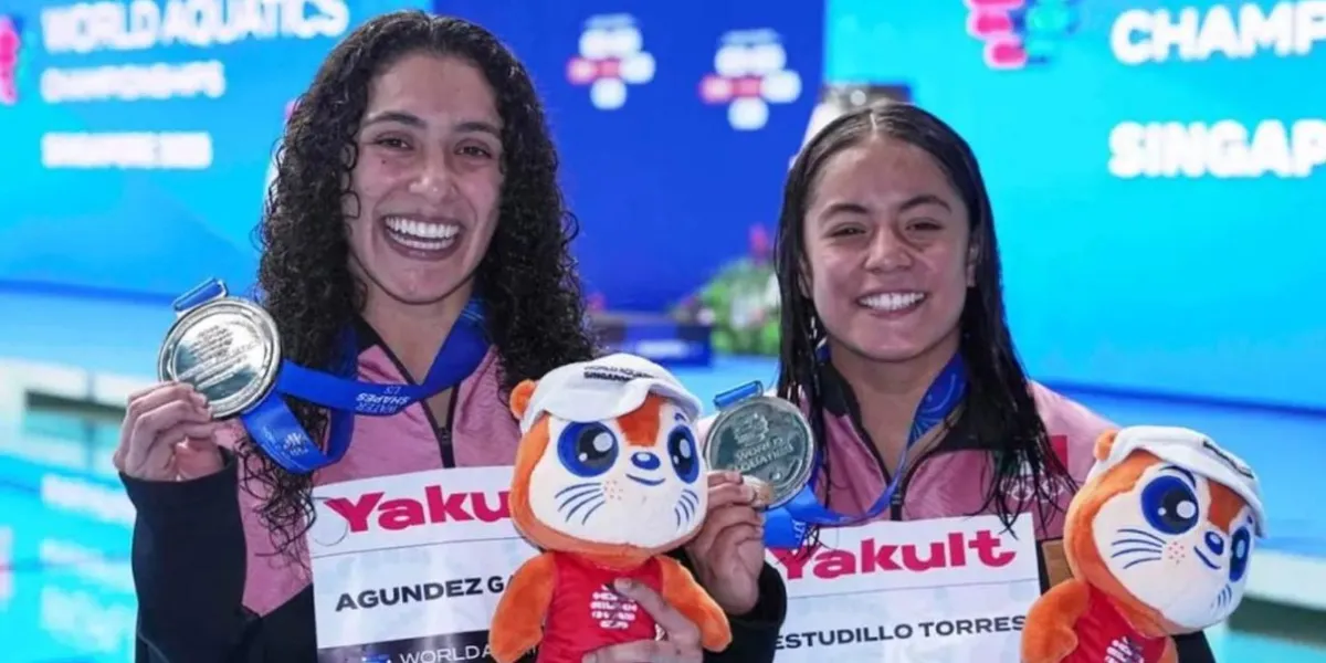Otras dos medallas de plata para clavadistas mexicanos en Singapur