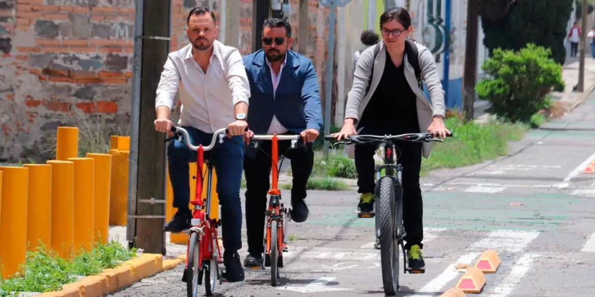Supervisa Gobierno de la Ciudad ampliación de la red de infraestructura ciclista de la capital