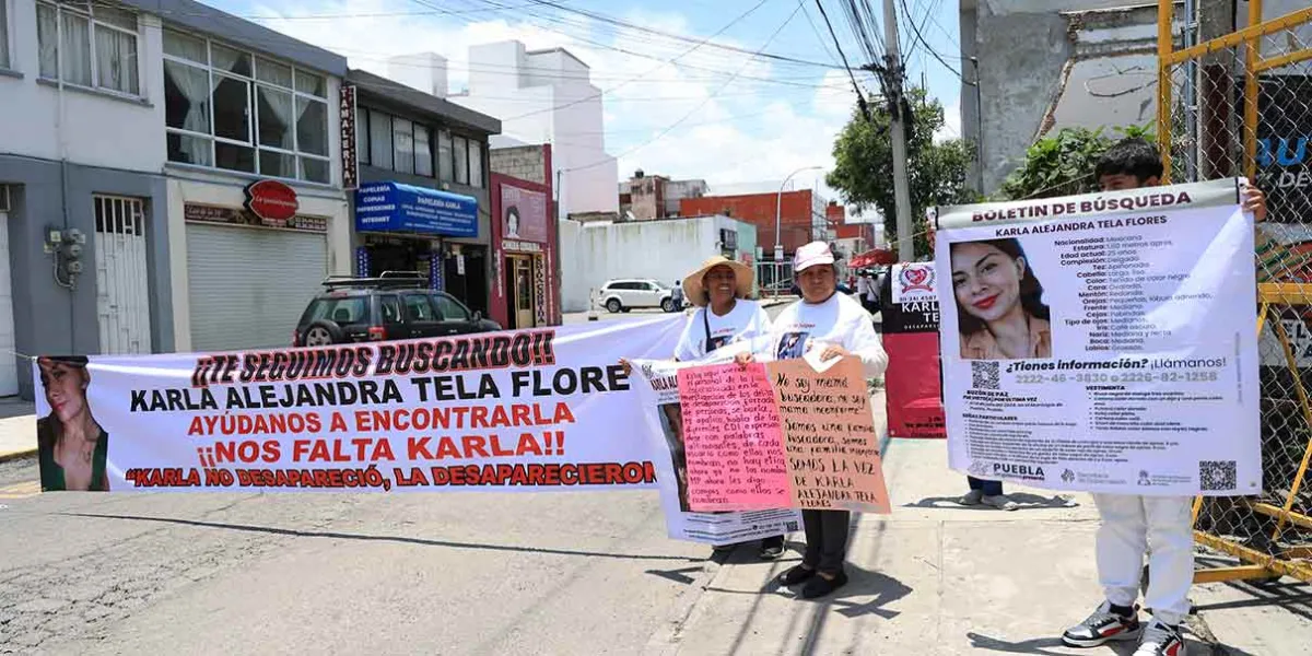 Familiares exigen resultados a la Fiscalía para encontrar a Karla 