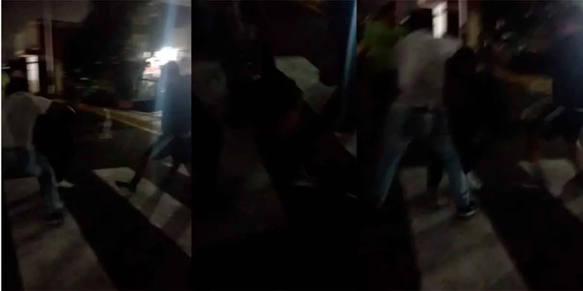 Vecinos de Huejotzingo retienen a presunto ladrón; Policía Municipal evita linchamiento