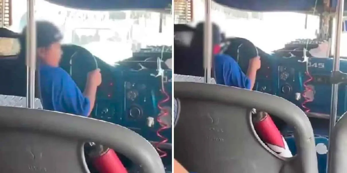 VIDEO. Niño conduce ruta del transporte público en Gómez Palacio, Durango  y desata polémica