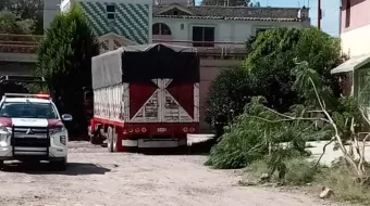 RATAS abandonaron camión en colonia de Texmelucan 