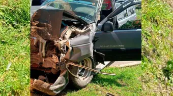 Joven murió prensado al estrellarse contra un muro en Huejo