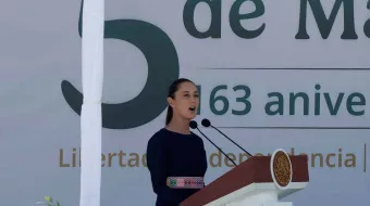 Sheinbaum de regreso a Puebla
