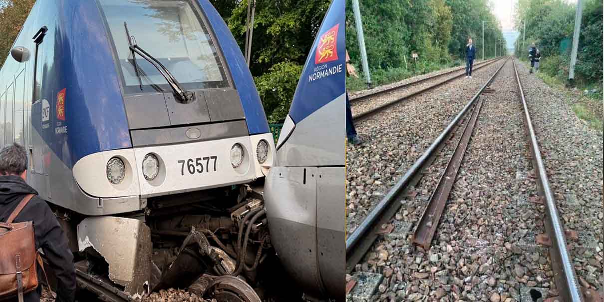 Posible sabotaje provocó descarrilamiento de tren en Francia y dejo 44 heridos
