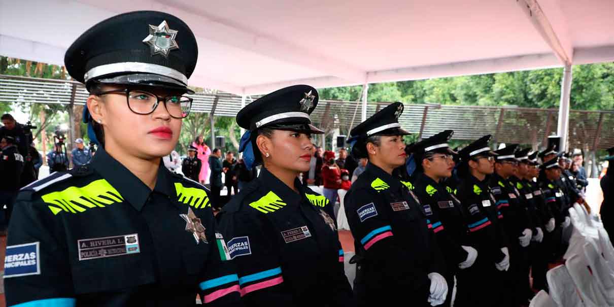 27 cadetes más pasaron a las filas de la Policía Municipal de Puebla