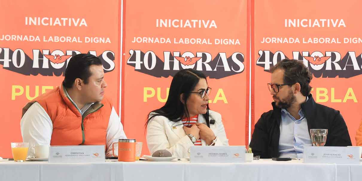 Movimiento Ciudadano impulsa en Puebla reducción de horas de trabajo