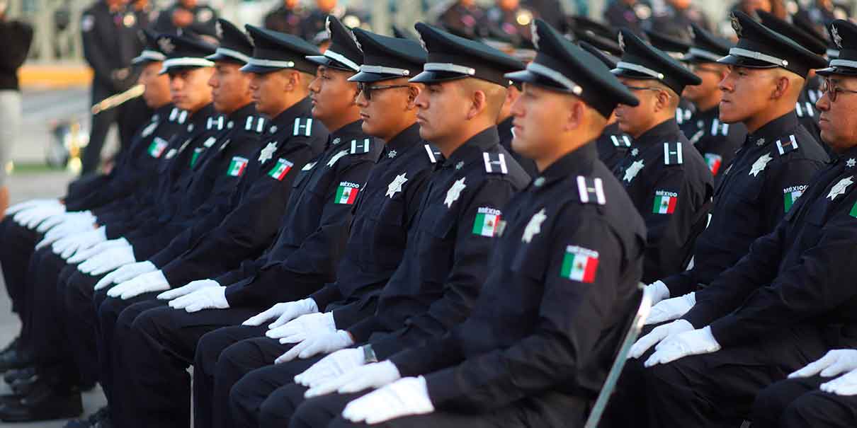 79 cadetes se graduaron, pasarán a las filas de la policía municipal de Puebla