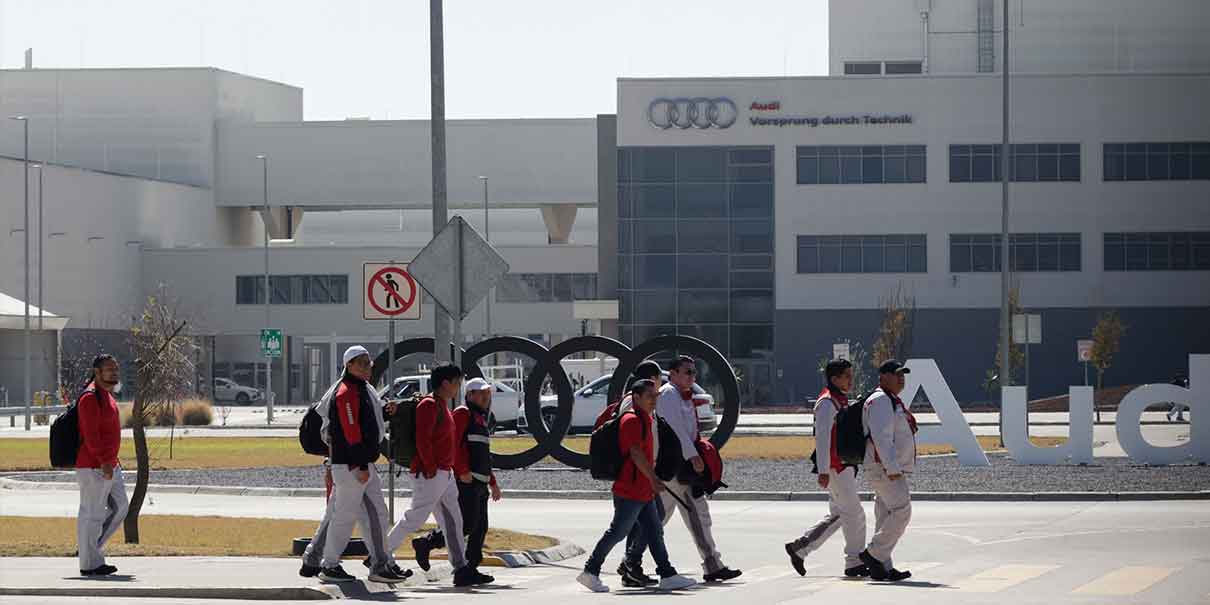 AUDI Puebla en HUELGA; trabajadores rechazaron 6.5% de alza salarial