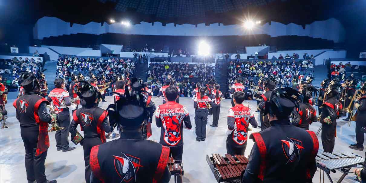 Gobierno de Armenta abandera a jóvenes de ‘All Star Marching Band’, representarán a Puebla