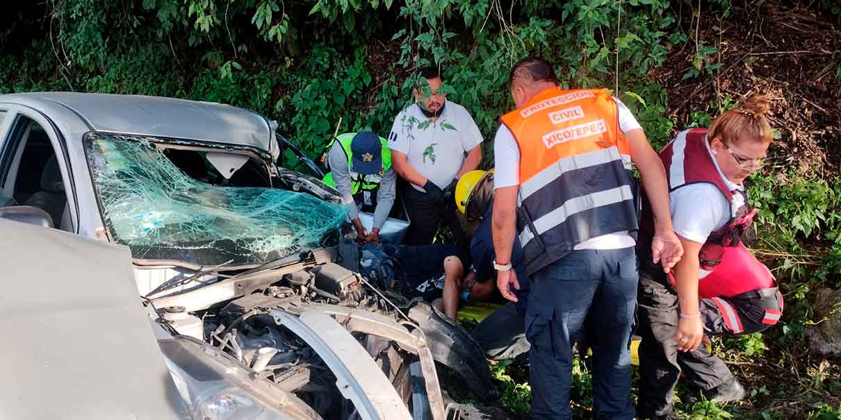 Accidente en Pachuca-Tuxpan