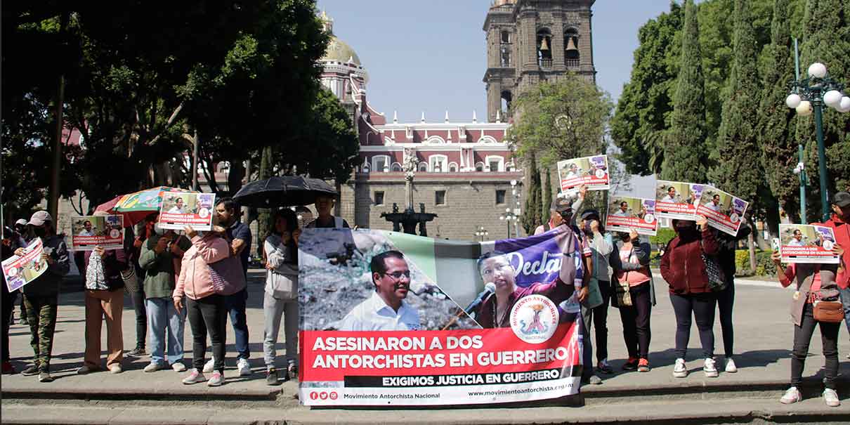 En Puebla piden justicia por el asesinato de una familia antorchista de Guerrero
