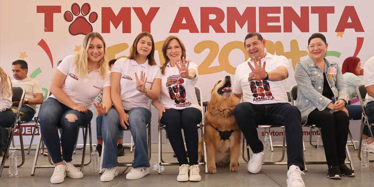 Armenta: Apoyo comunitario y protección animal será una realidad en Puebla