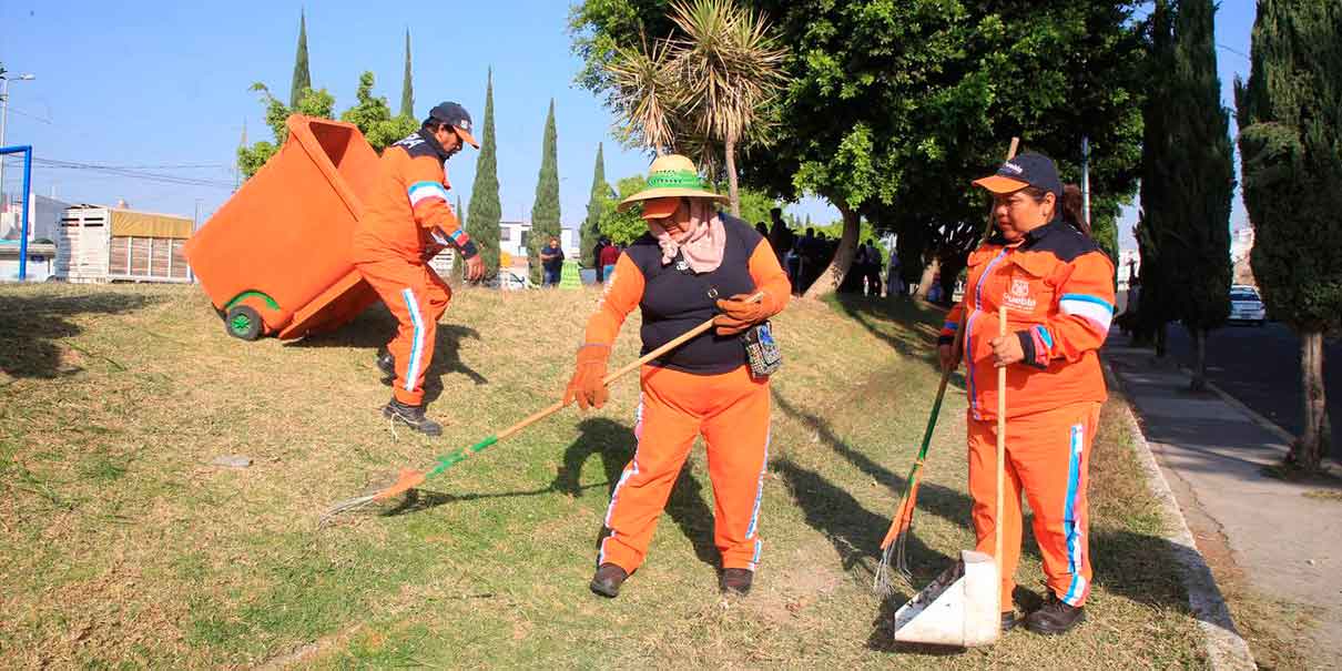 Arrancó en el Sur de la capital poblana la jornada de limpieza municipal 46