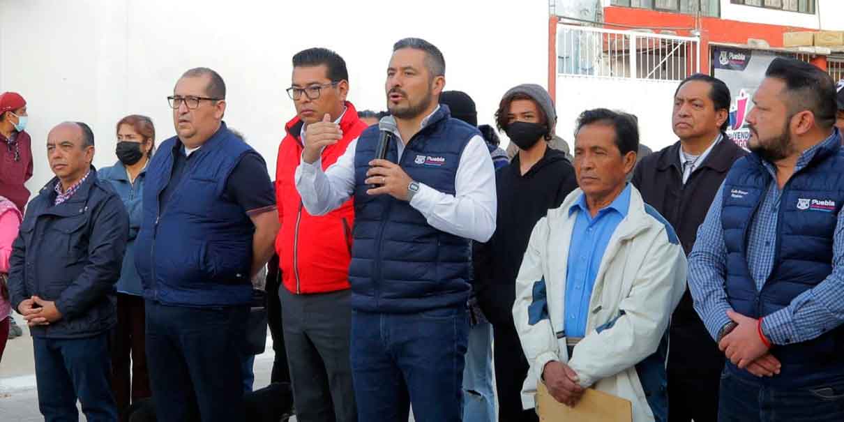 Ayuntamiento de Puebla entregó la rehabilitación de la calle 93 Oriente