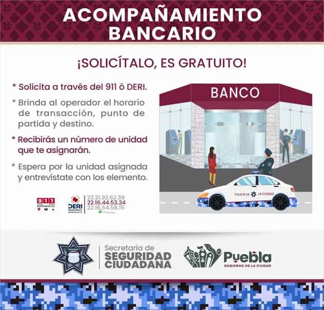 Brindan acompañamiento bancario a los cuentahabientes ¡Utilízalo por tu seguridad!