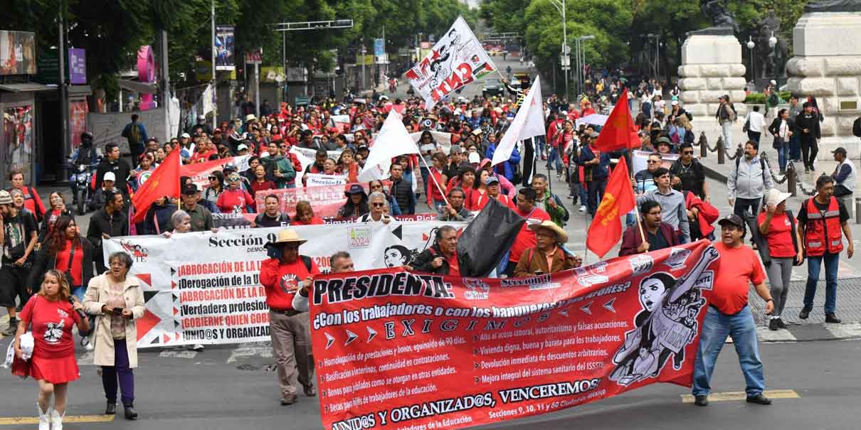 SEP cancela diálogo con CNTE por tercera vez y desata protesta en CDMX