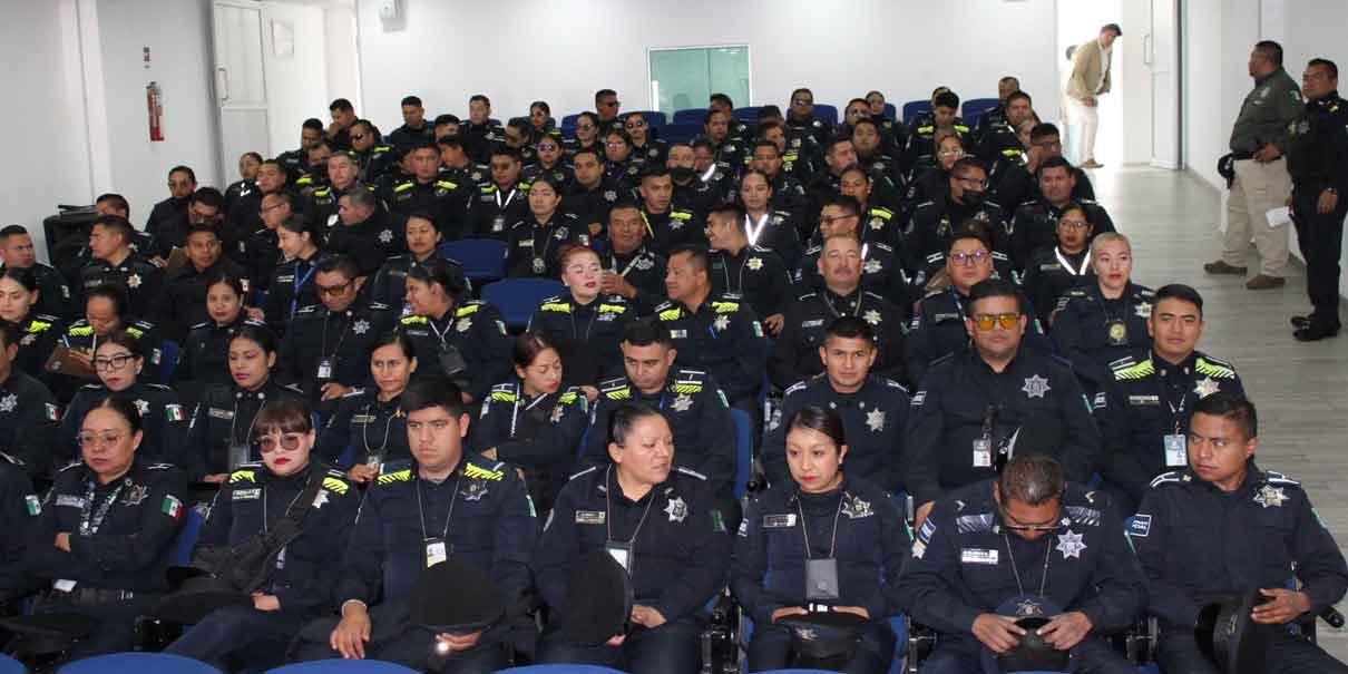 Capacitación de policías permitirá que poblanos confíen nuevamente en las corporaciones de seguridad