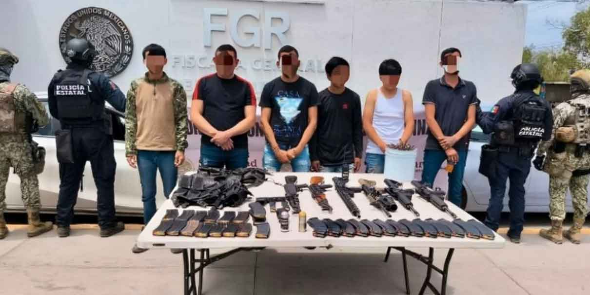 Caen seis sicarios del CJNG en Culiacán con armas y vehículos blindados