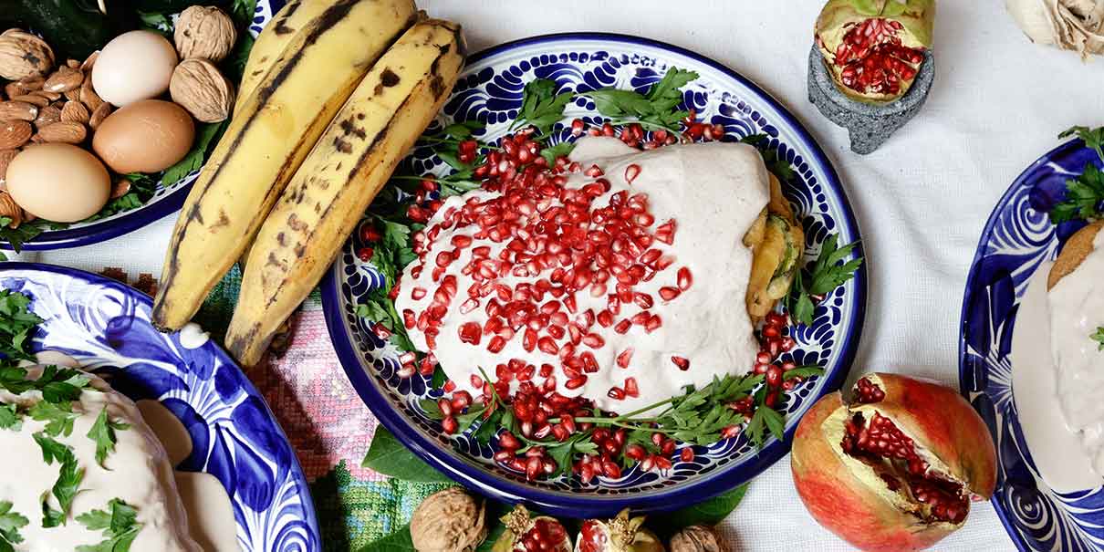 temporada de chiles en nogada