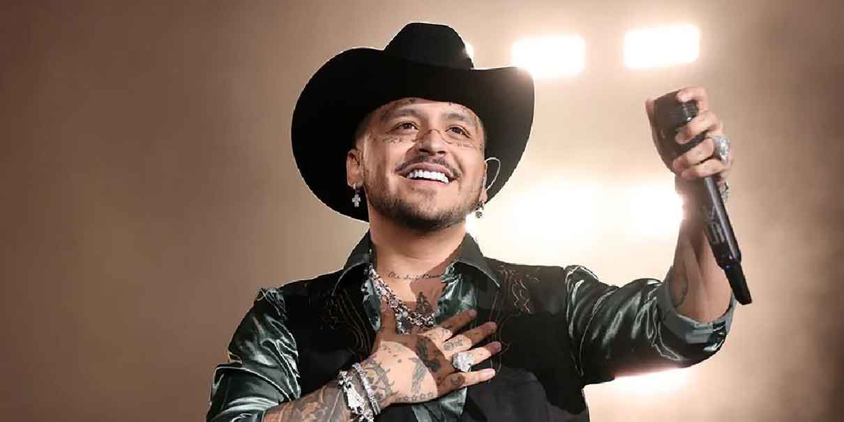 Christian Nodal ofrecerá su concierto en el Palenque de la Feria de Puebla