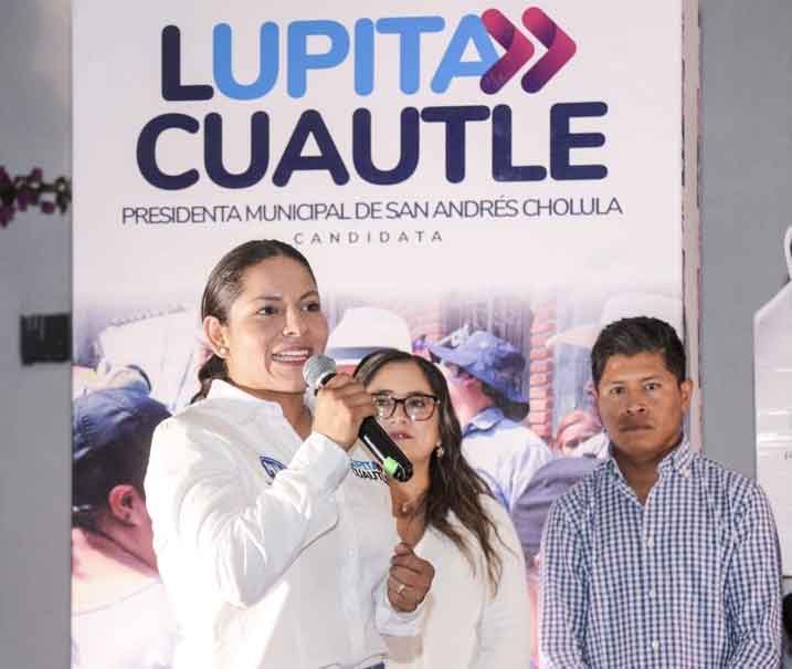 Cierra Guadalupe Cuautle campaña en la colonia Concepción La Cruz