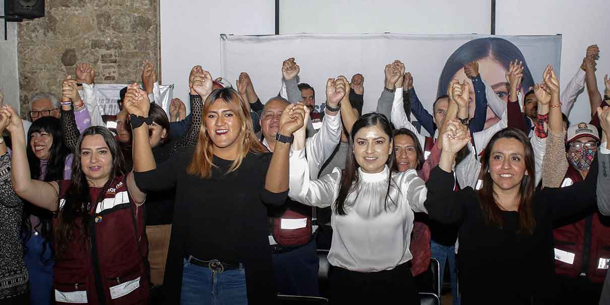 Claudia Rivera aspirante a la candidatura por Morena en Puebla