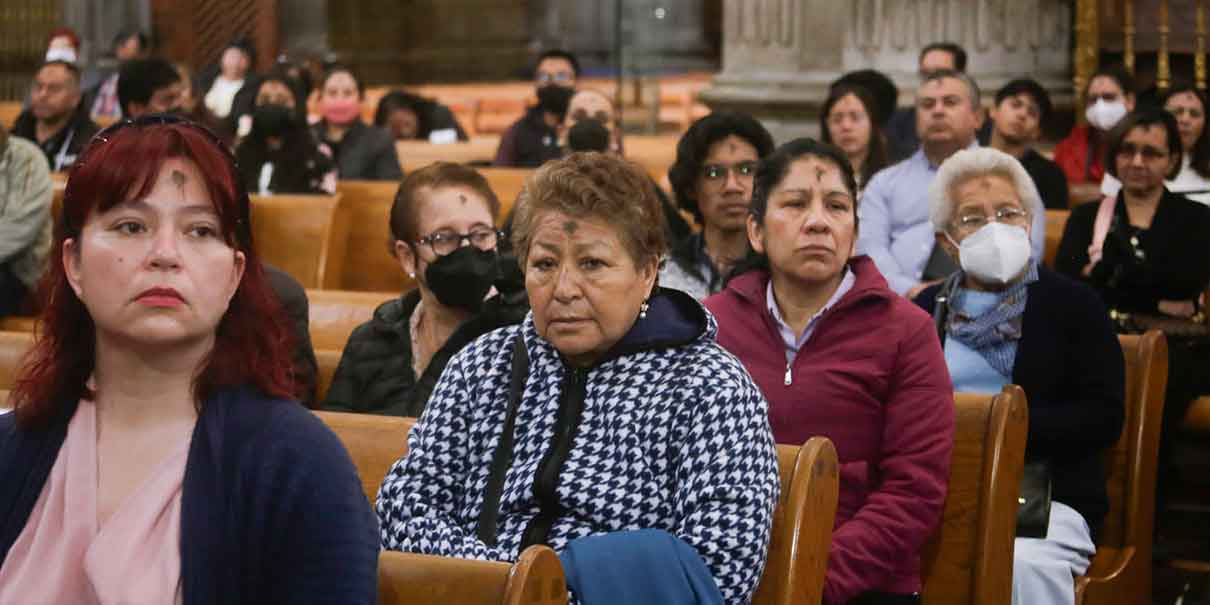 Con esperanza la Arquidiócesis de Puebla inició el Miércoles de Ceniza