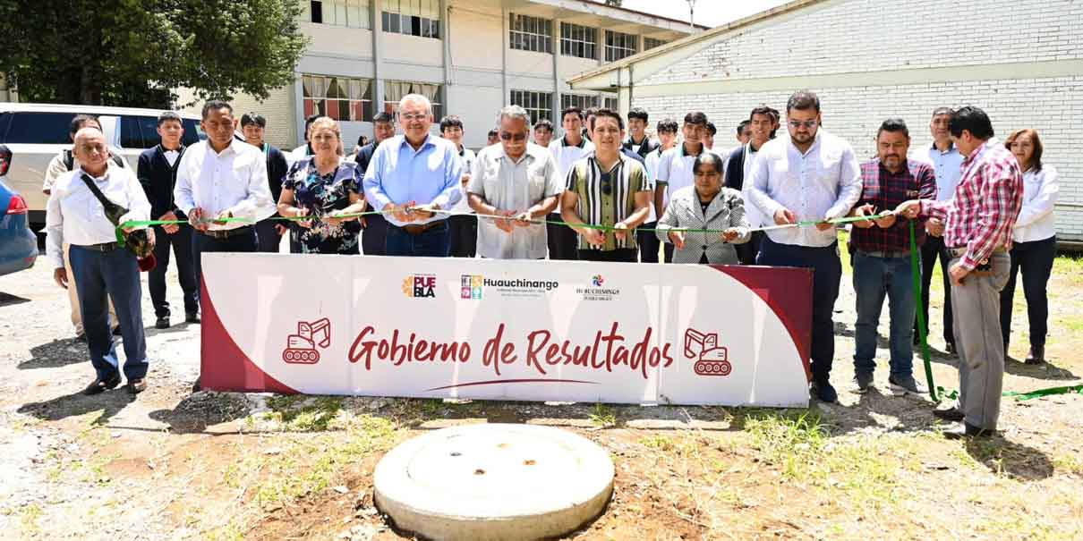 Se entregaron obras educativas en el Conalep y Cbtis 86 de Huauchinango