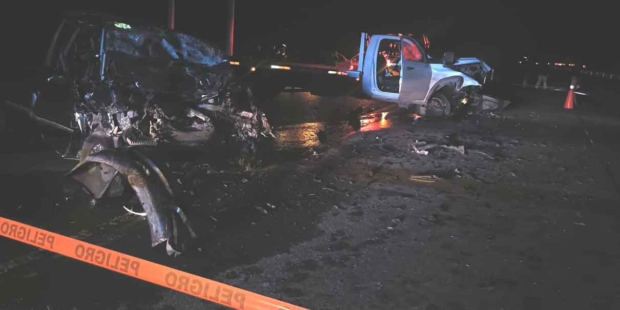 Brutal choque dejó un hombre muerto en la carretera Pachuca-Tuxpan