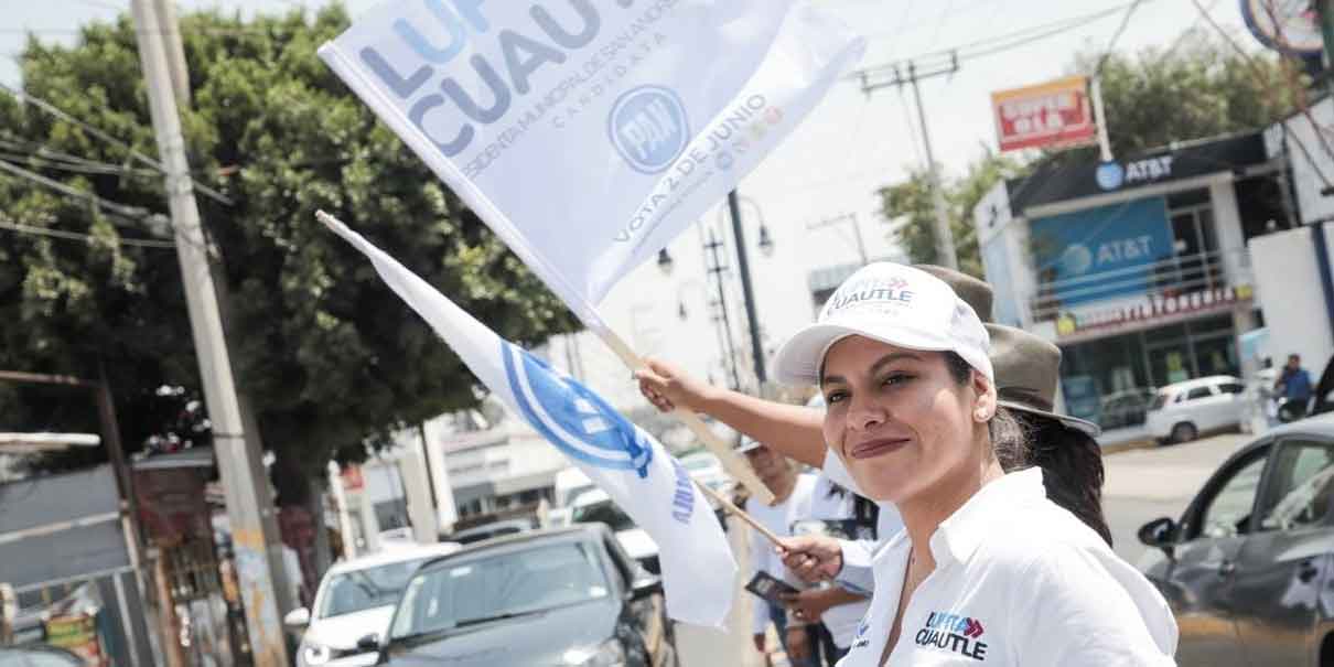 Guadalupe Cuautle camina con paso firme a ganar la alcaldía de San Andrés Cholula