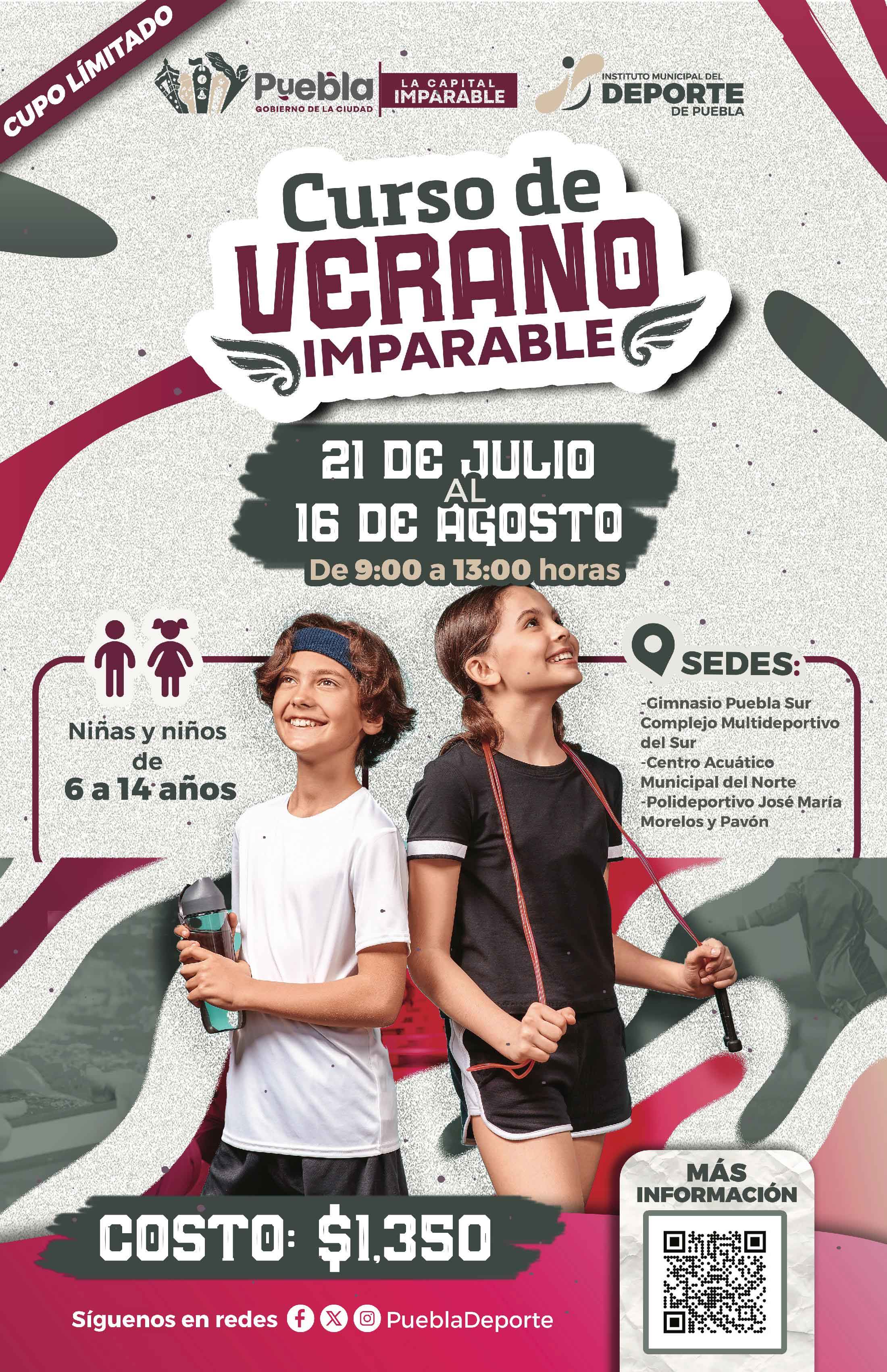 Curso de Verano Imparable del 21 de julio al 16 de agosto