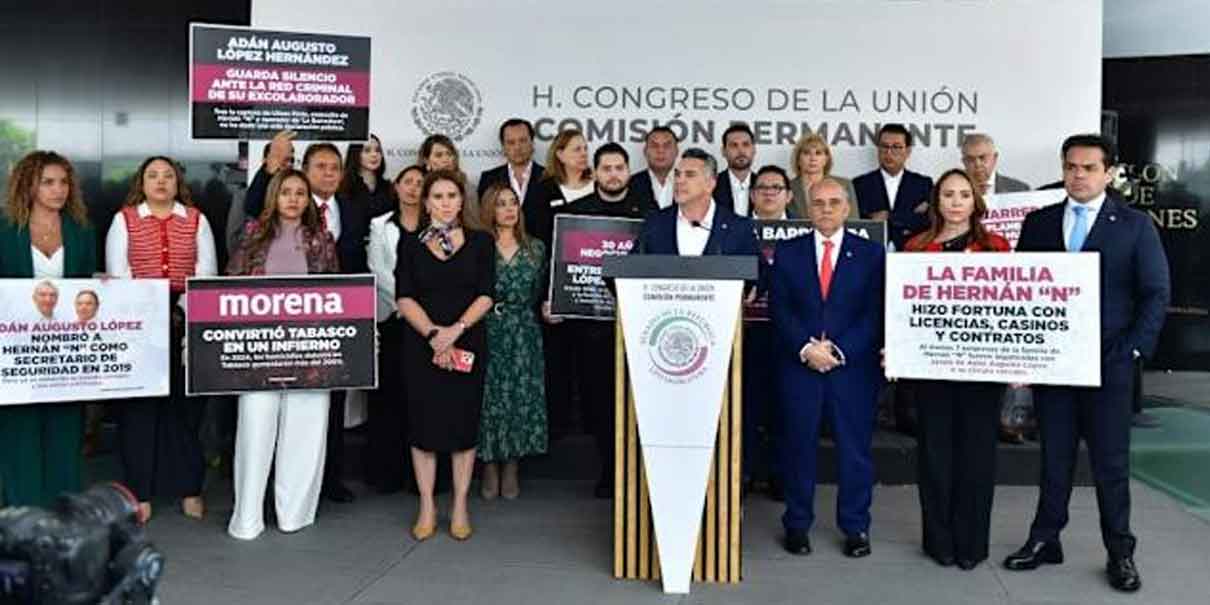 Alito Moreno denuncia a AMLO y gobernadores de Morena ante la FGR por presuntos vínculos criminales