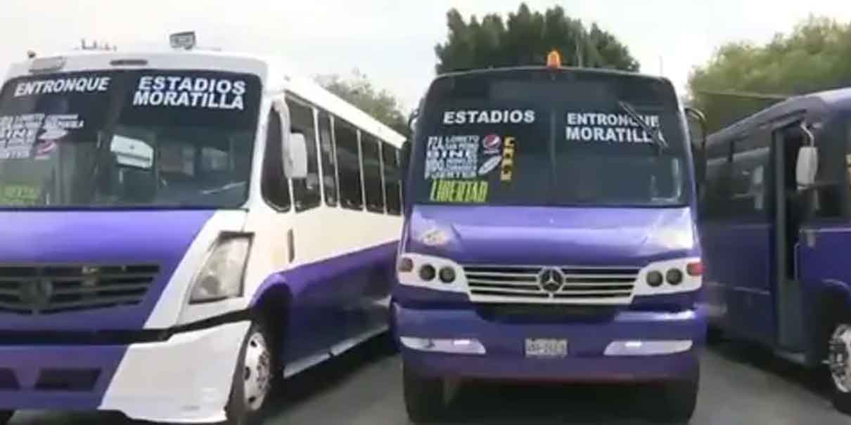 Dejan de circular al menos 20 unidades de la ruta “Morados”