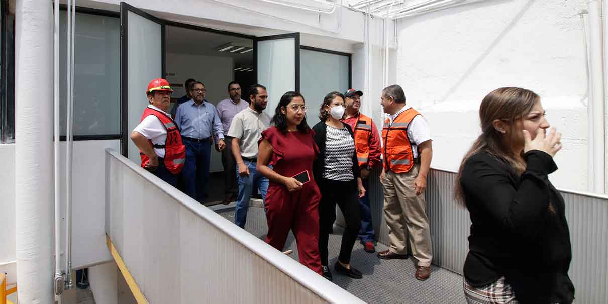 Desalojaron el Congreso de Puebla por Simulacro Nacional de sismo