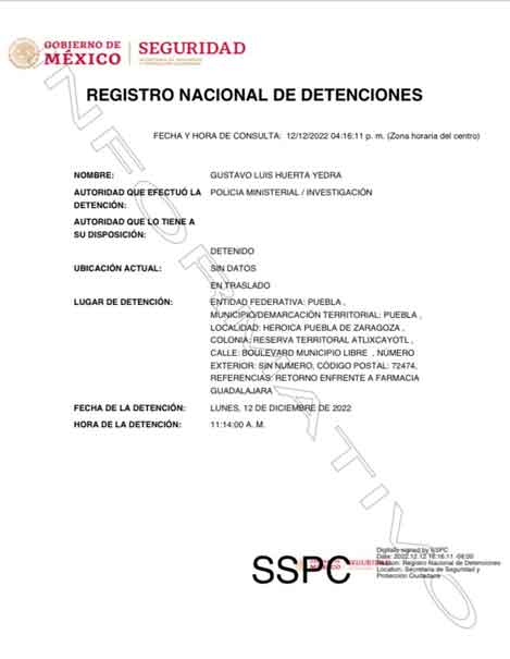Detienen a ex fiscal Gustavo Luis N. por uso de documentos falsos