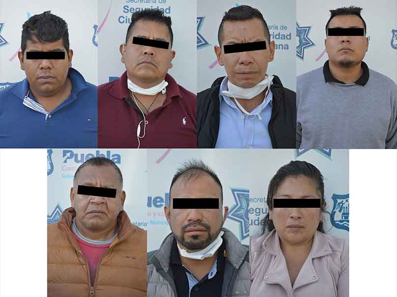 Detienen a siete integrantes de “Los Cubanos” en la capital poblana